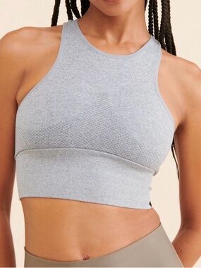 FP Movement Every Single Time Heather Sports Bra, Key hole opening in back, XS/S